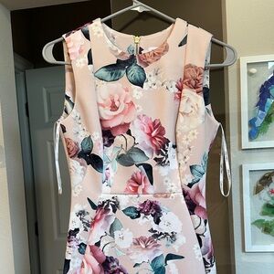 Calvin Klein Floral Sleeveless Dress
